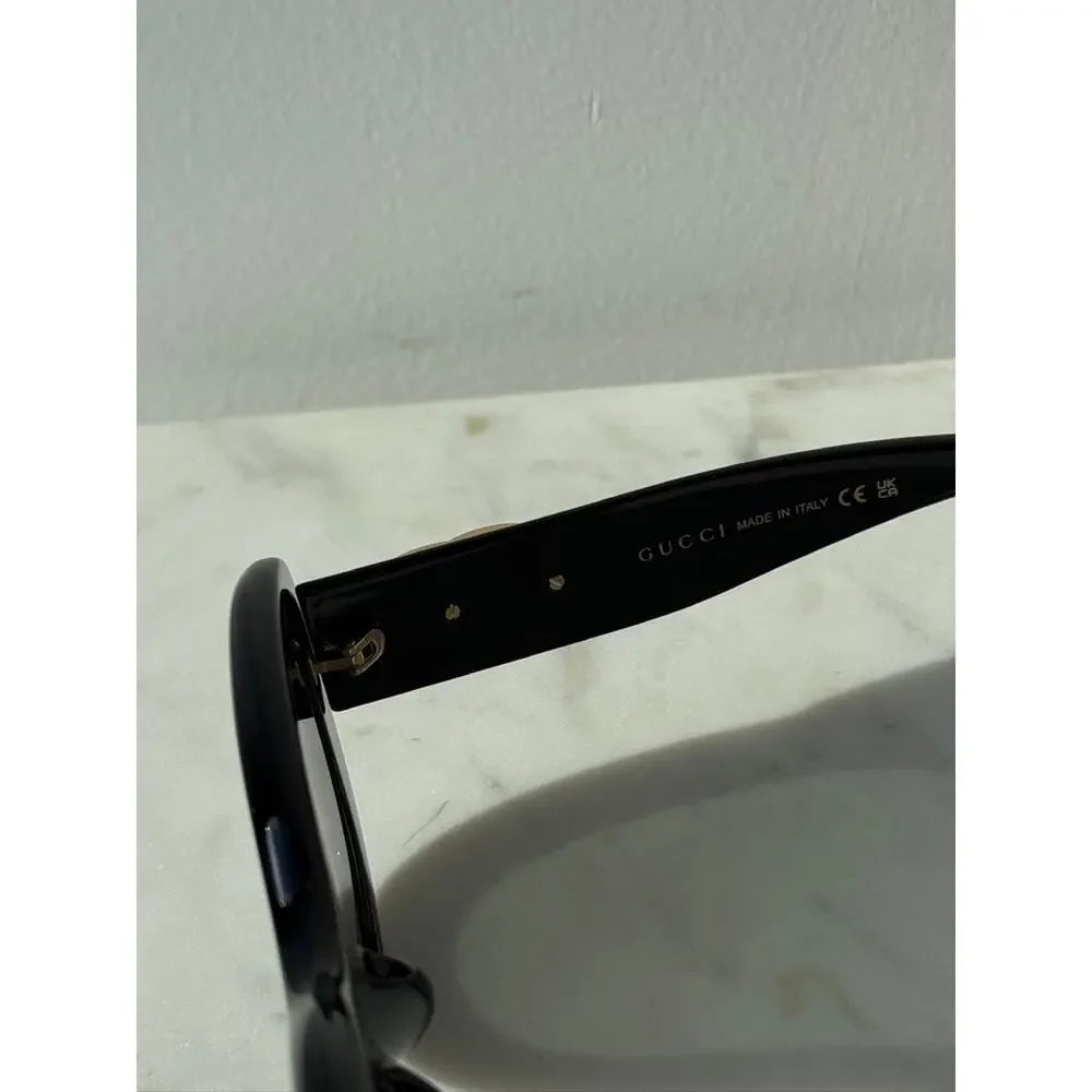 NEW Gucci GG1829SK Black Oval Marmont Sunglasses